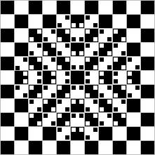 Křivé čáry na šachovnoci